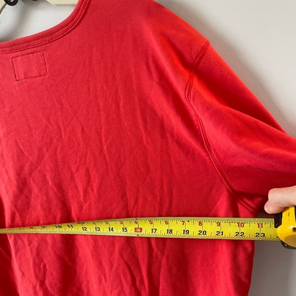 DOPE men’s 3XL (measures like an XL) red crewneck logo sweatshirt - Picture 4 of 5